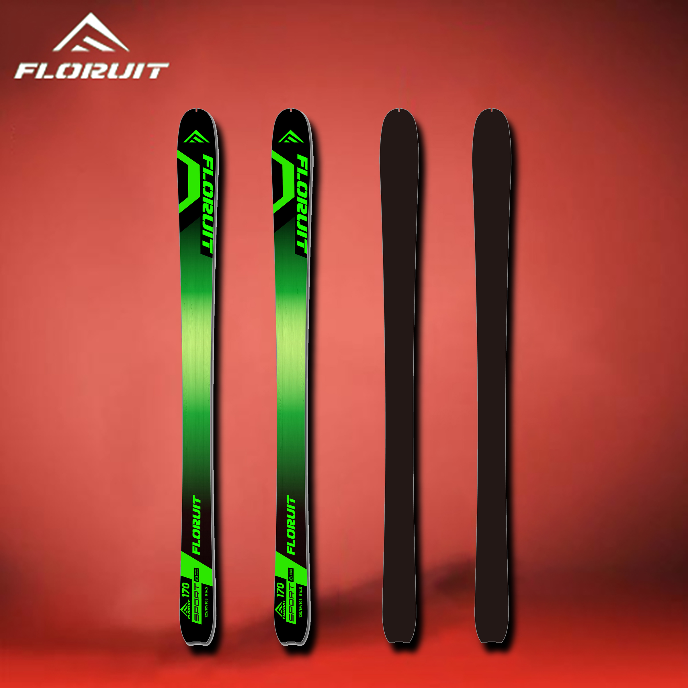 FLORUIT Customized Designed Touring Skis for Males and Ladies